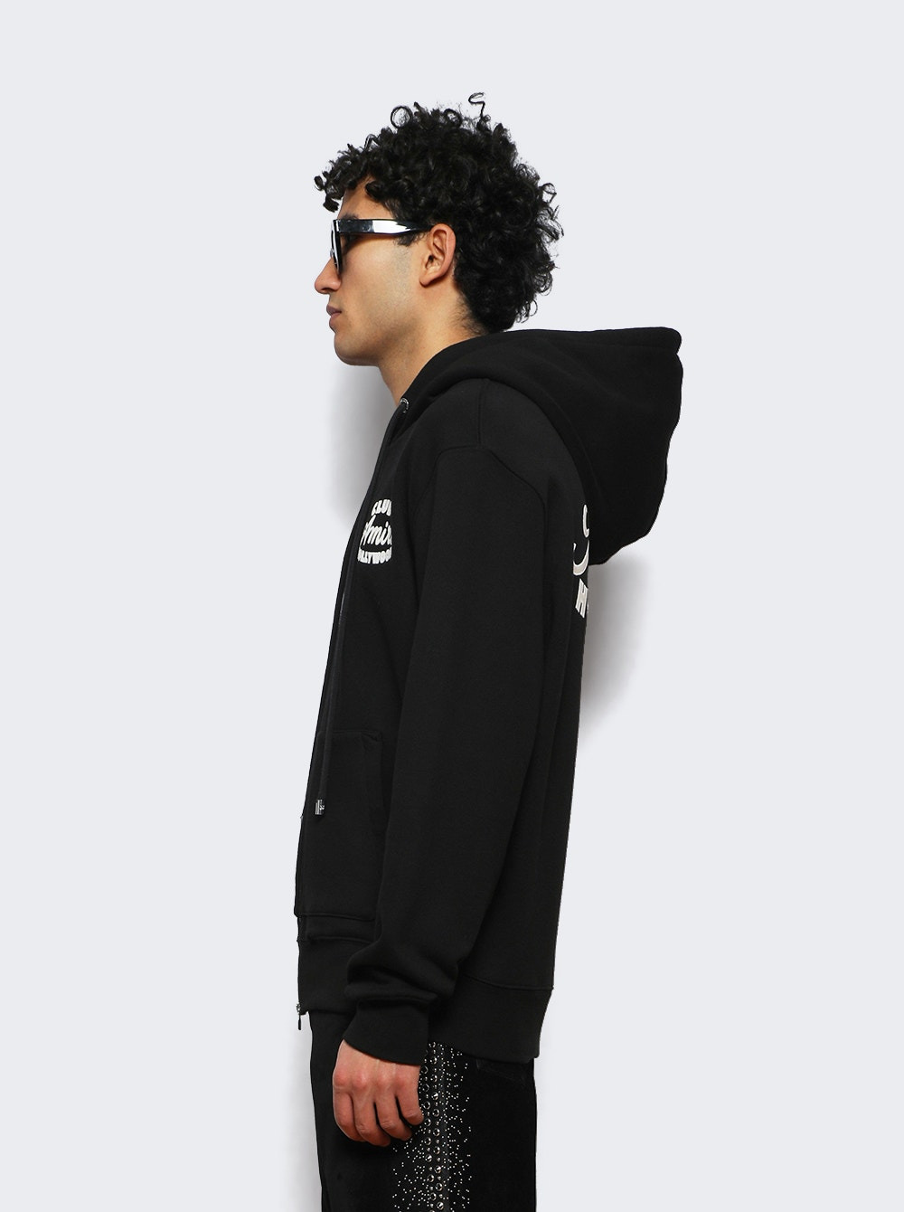Club Amiri Zip Hoodie Black - 3