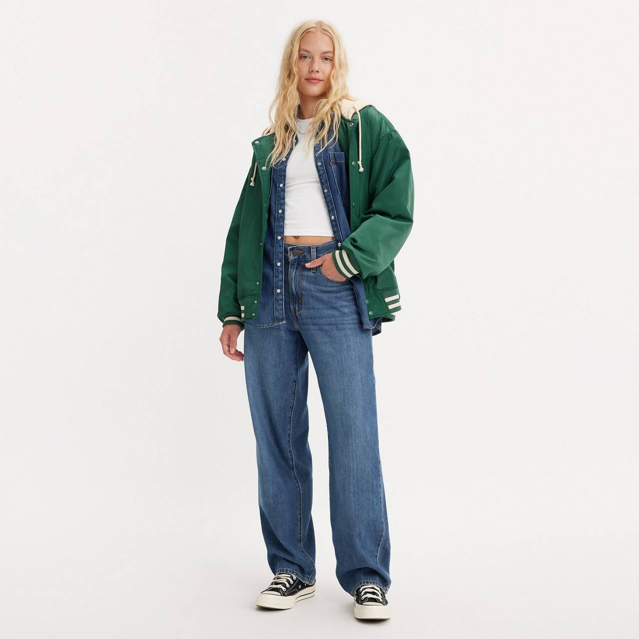 BAGGY DAD PERFORMANCE COOL WOMEN'S JEANS - 3