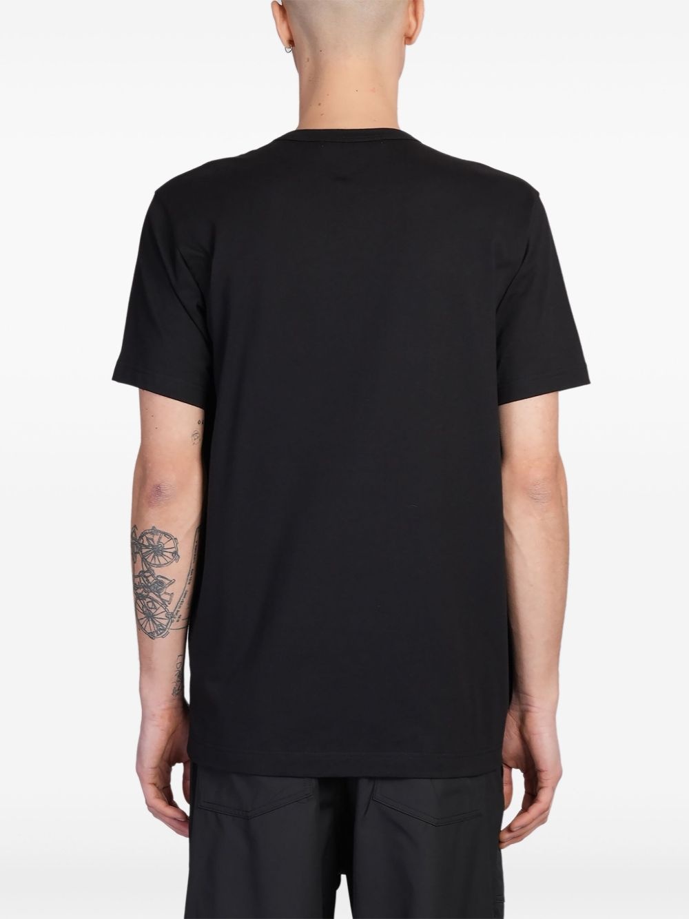 textured-finish T-shirt - 4