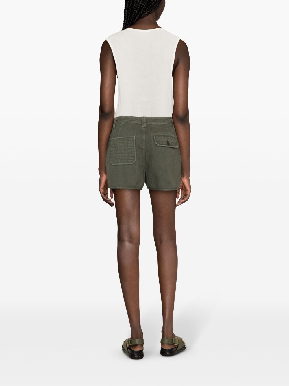 Sei twill mini shorts - 4