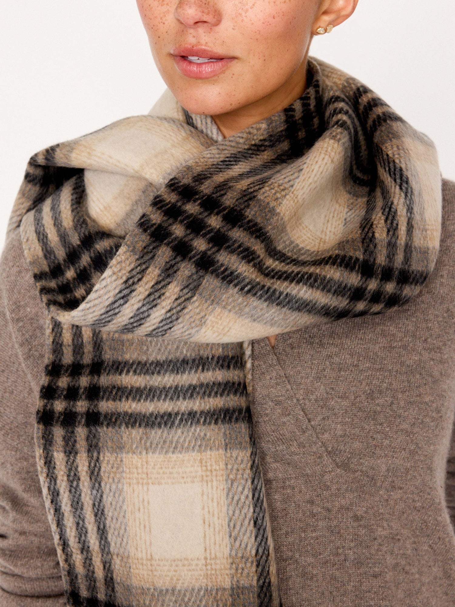 The Stowe Plaid Scarf - 1