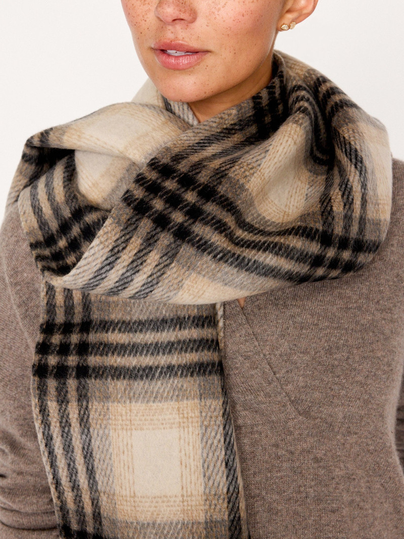 The Stowe Plaid Scarf 1