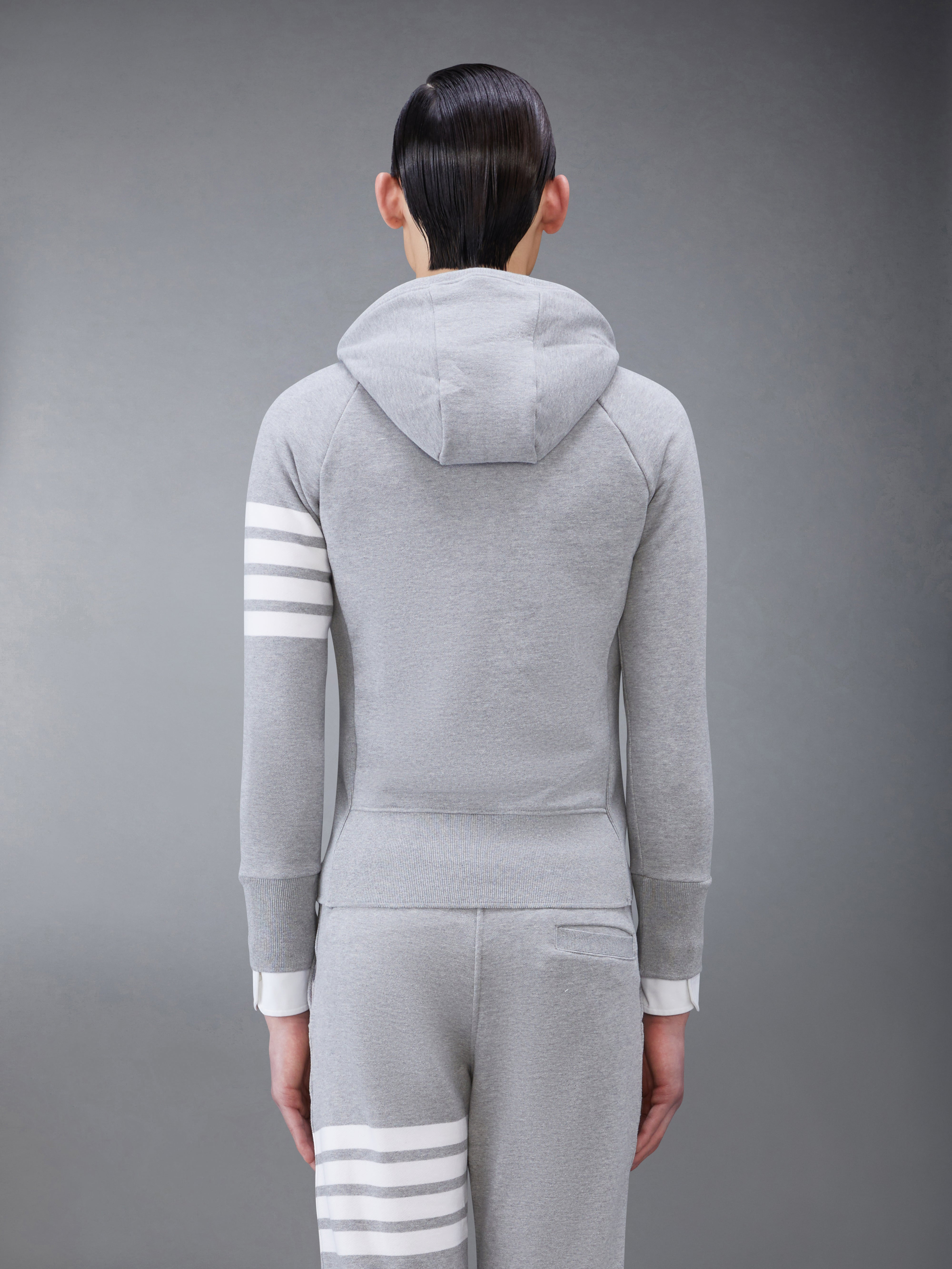 4-Bar zip-up hoodie - 2