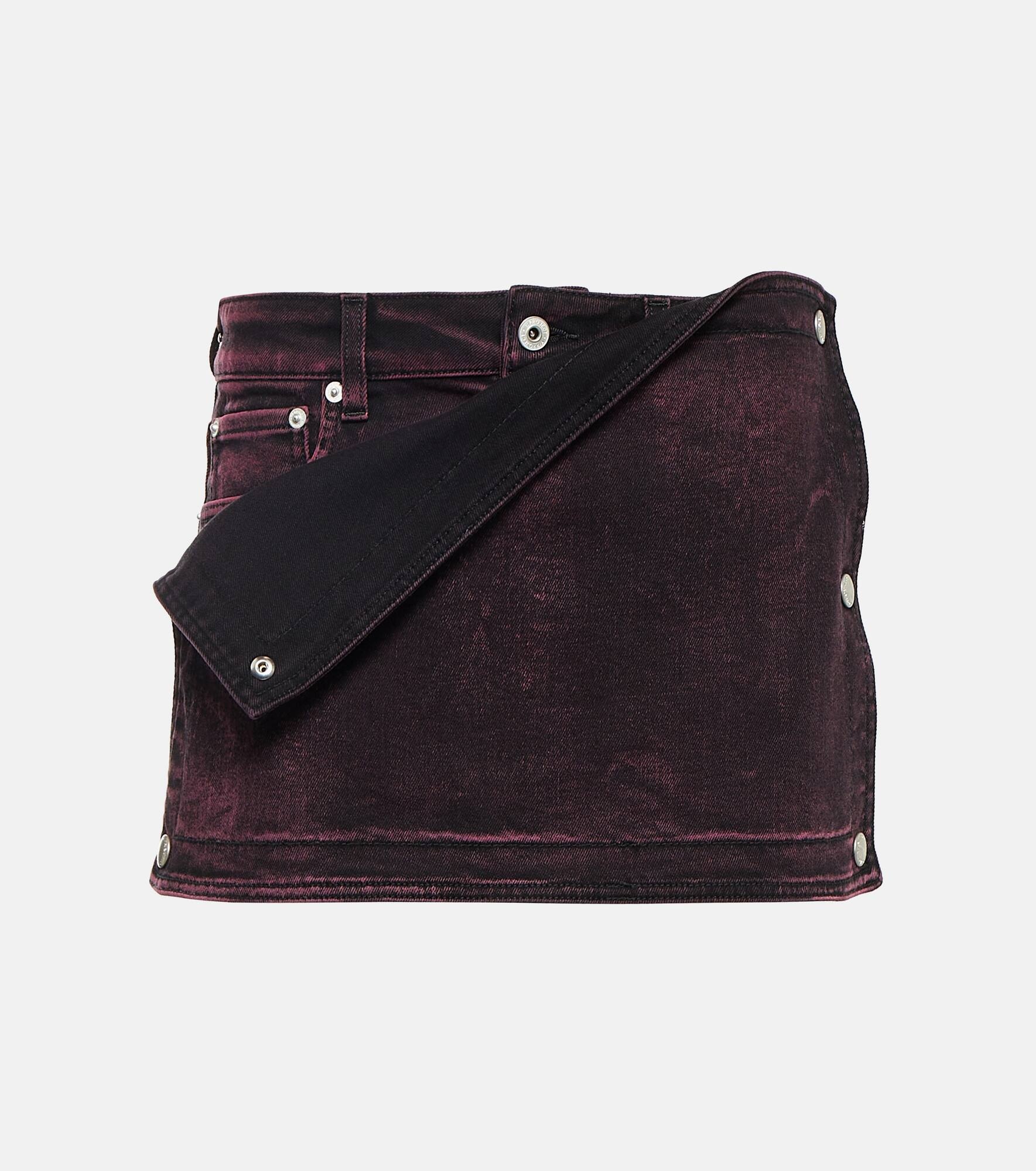 Janty panel denim skort - 1