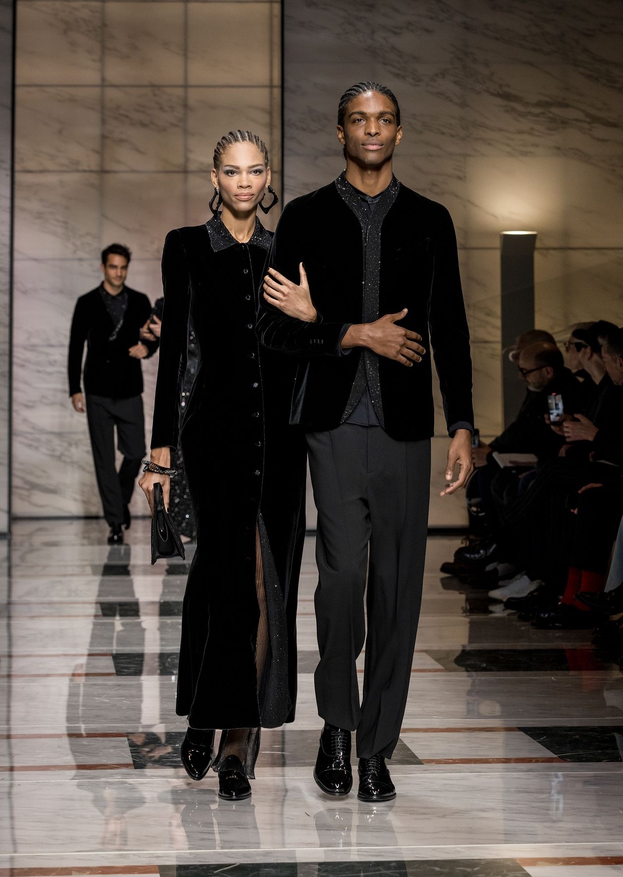 Giorgio’s single-breasted jacket in stretch velvet - 8