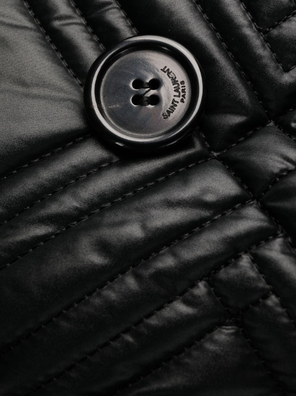 quilted wrap midi coat - 9