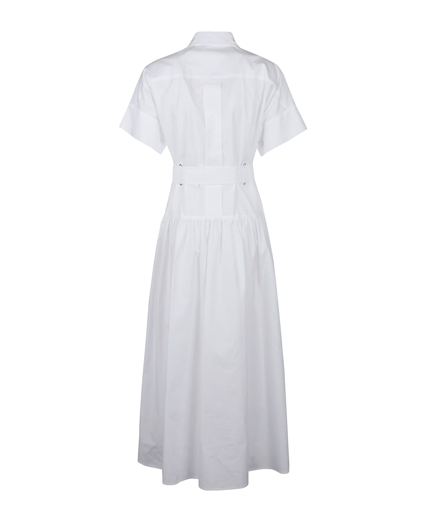 'agoraio' White Cotton Dress - 2