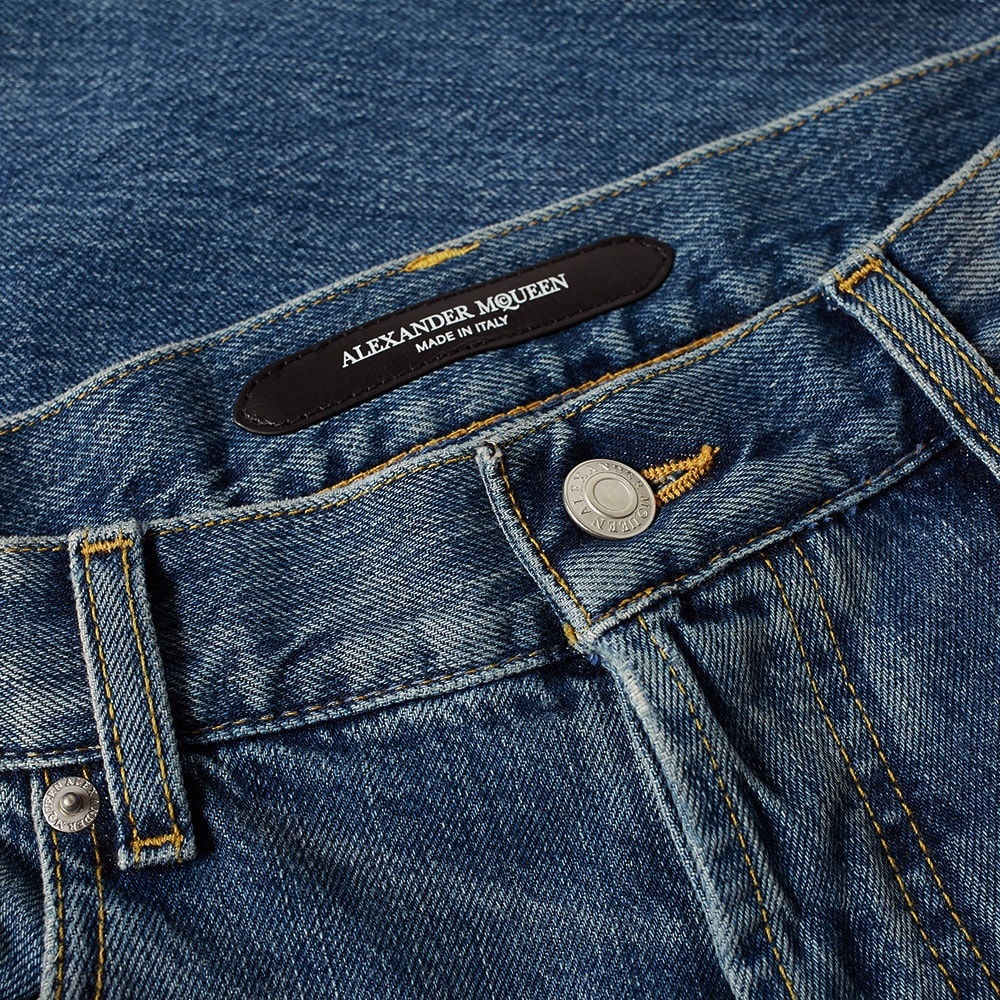 Alexander McQueen Rip & Repair Slim Jean - 2