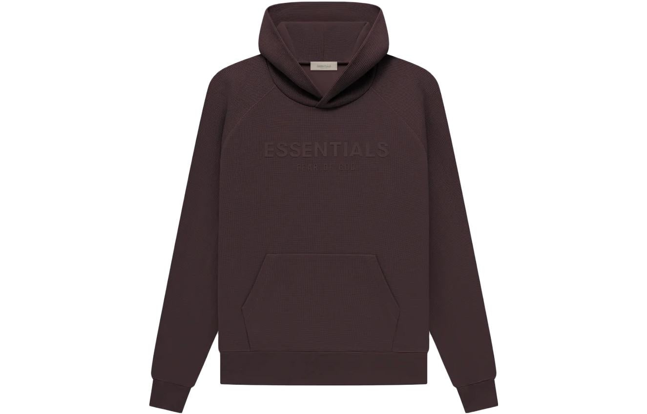 Fear of God Essentials SS23 Waffle Raglan Hoodie 'Plum Purple' FOG-SS23-036 - 2