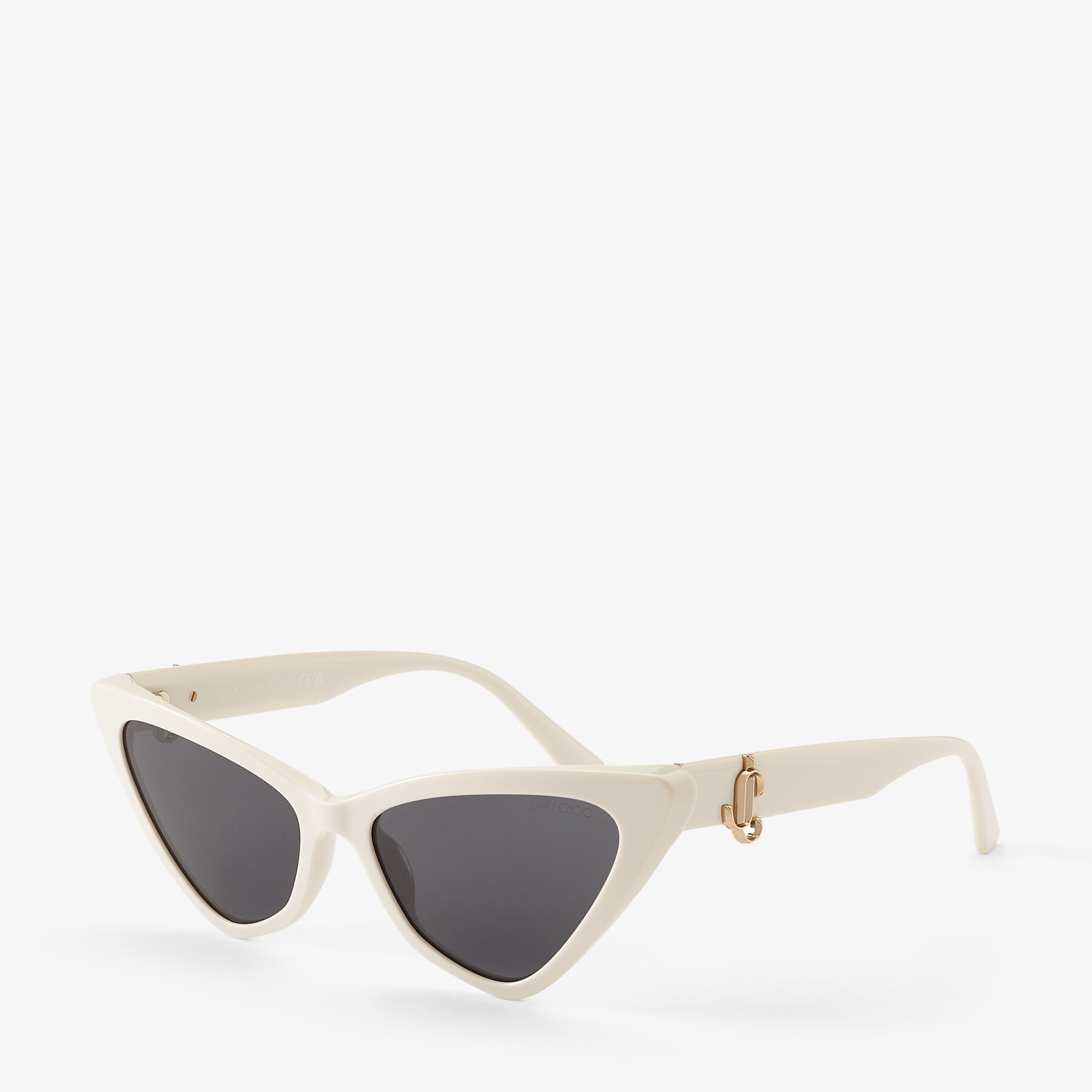 Sol
White Cat Eye Sunglasses - 2