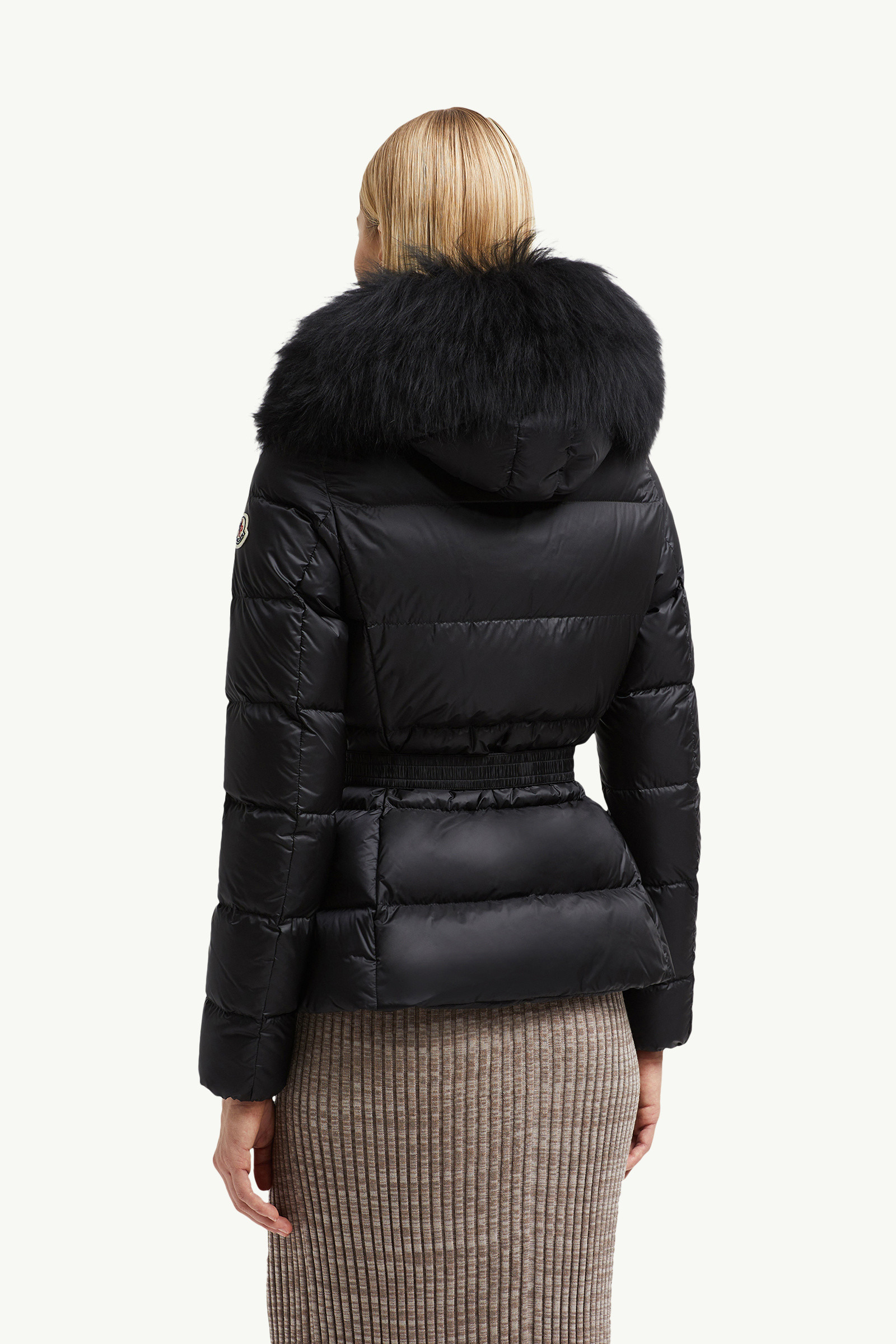 Boed Hooded Shearling-Trimmed Short Down Jacket - 5