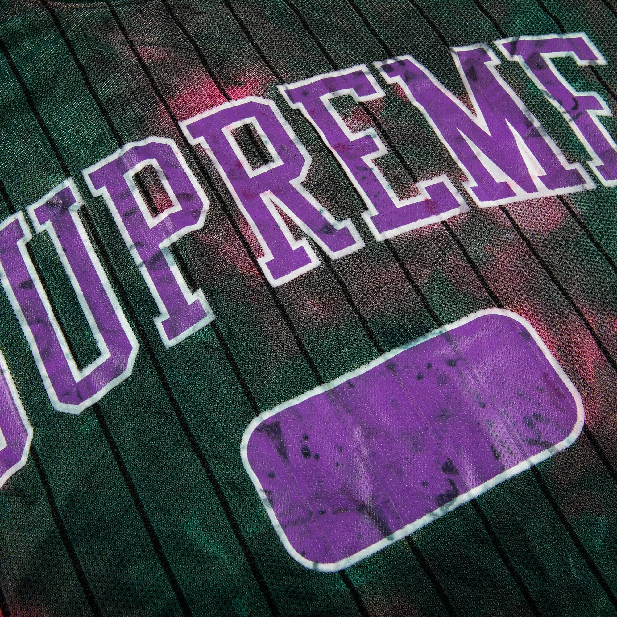 Supreme Dyed Basketball Jersey 'Green' - 3