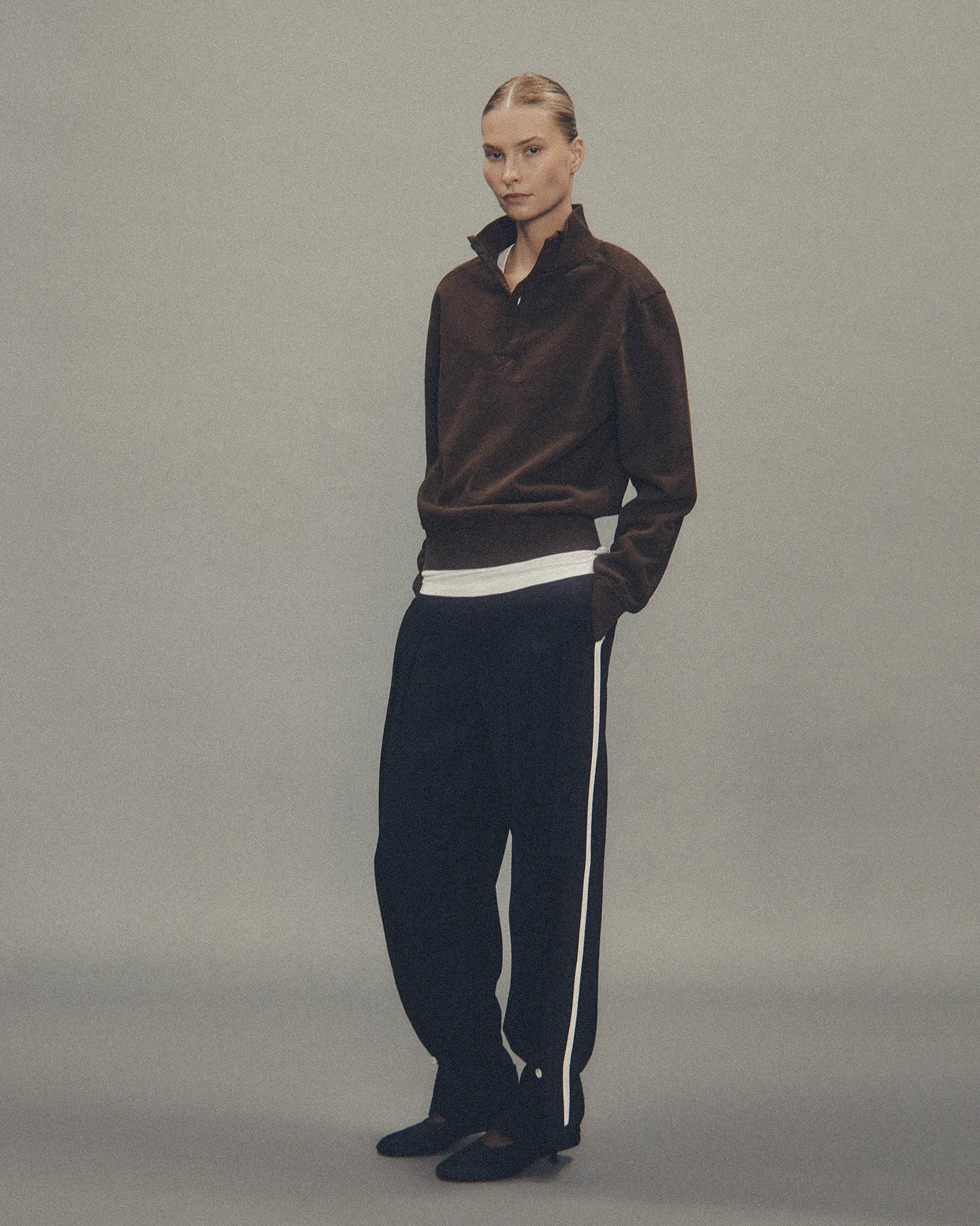 PORT PULLOVER BRUNETTE - 2