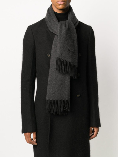 TOM FORD fringed logo scarf outlook