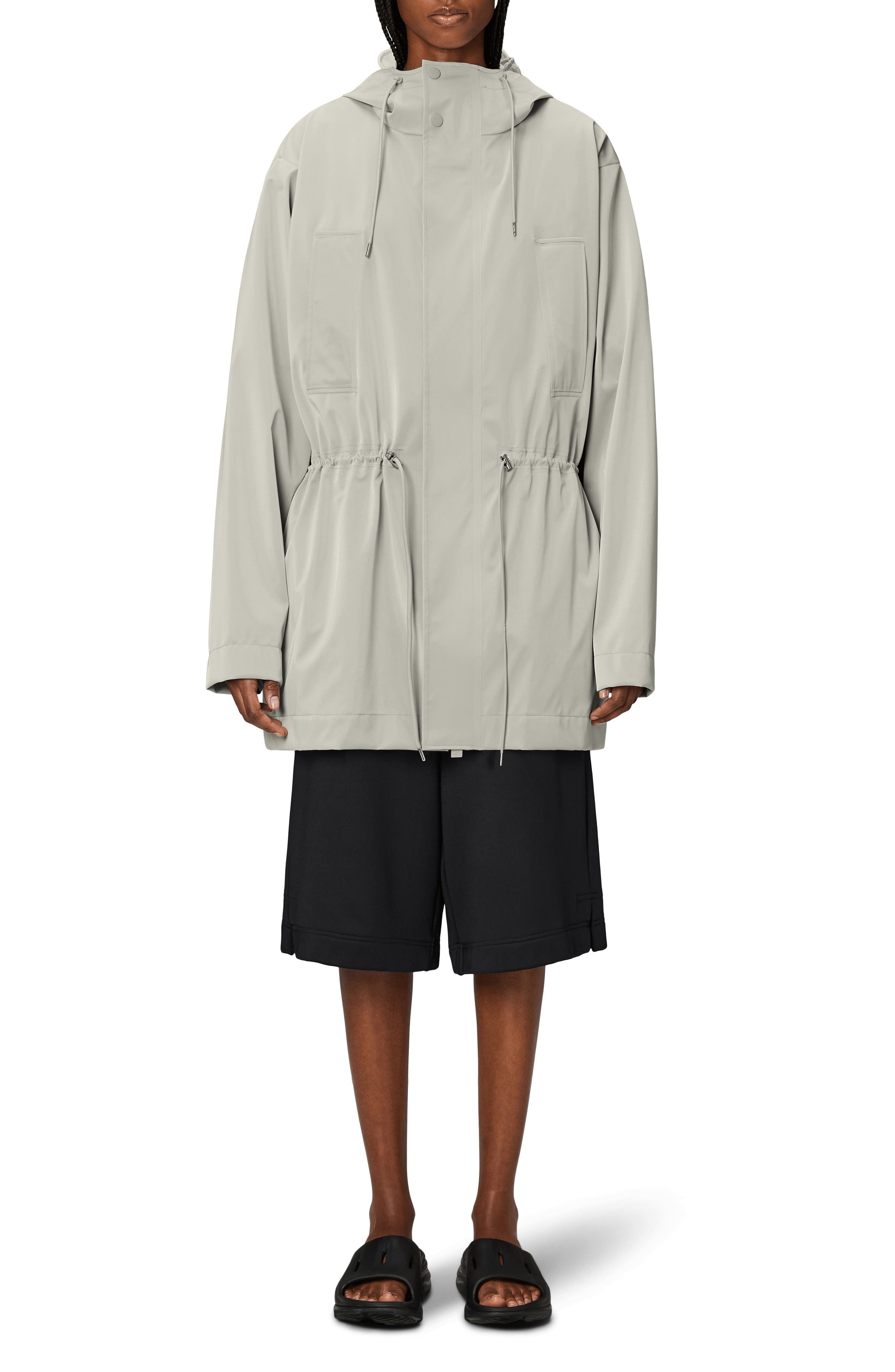 Rains Bold Waterproof Raincoat in Matrix at Nordstrom - 1