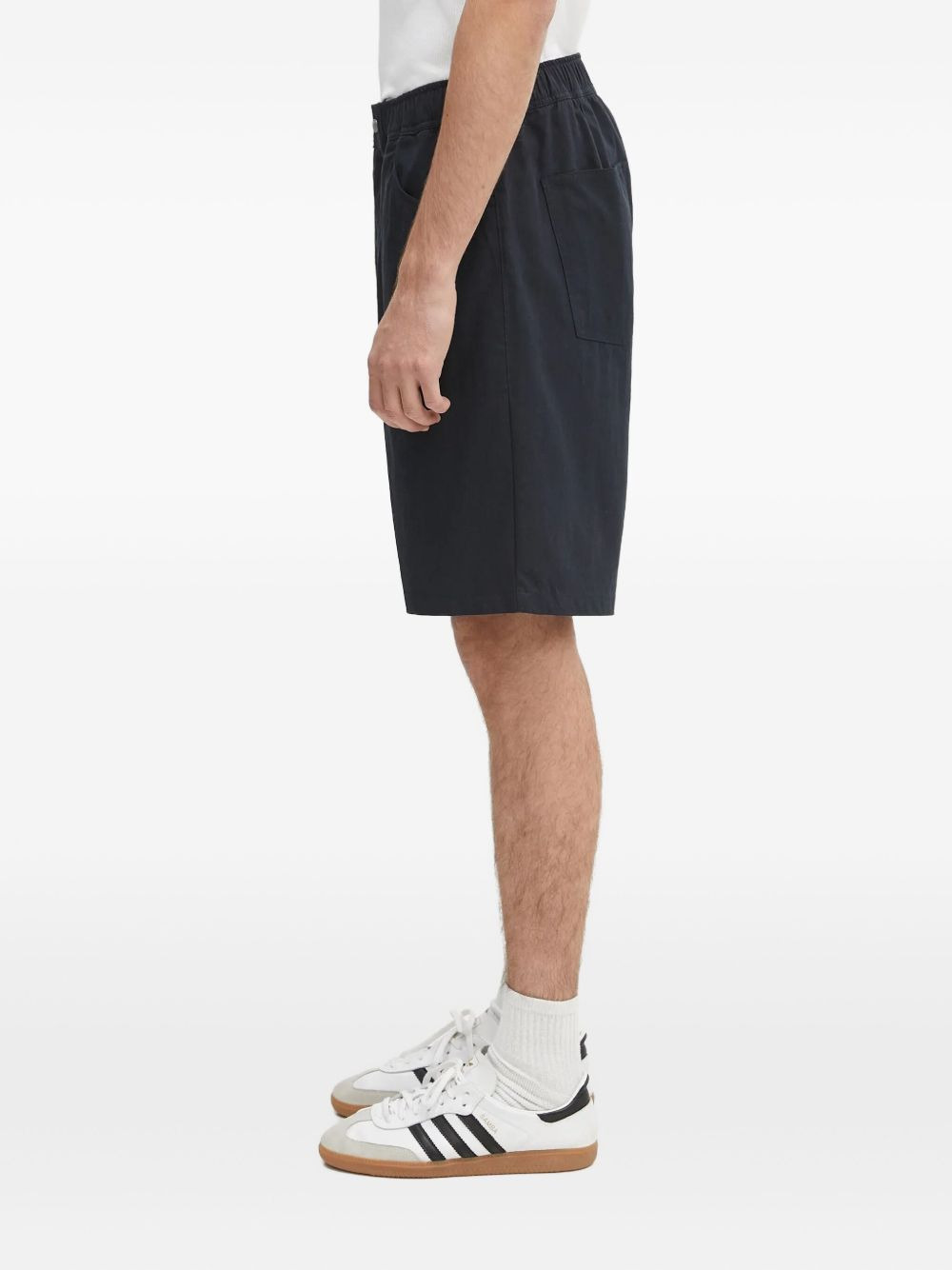 elastic-waistband shorts - 3