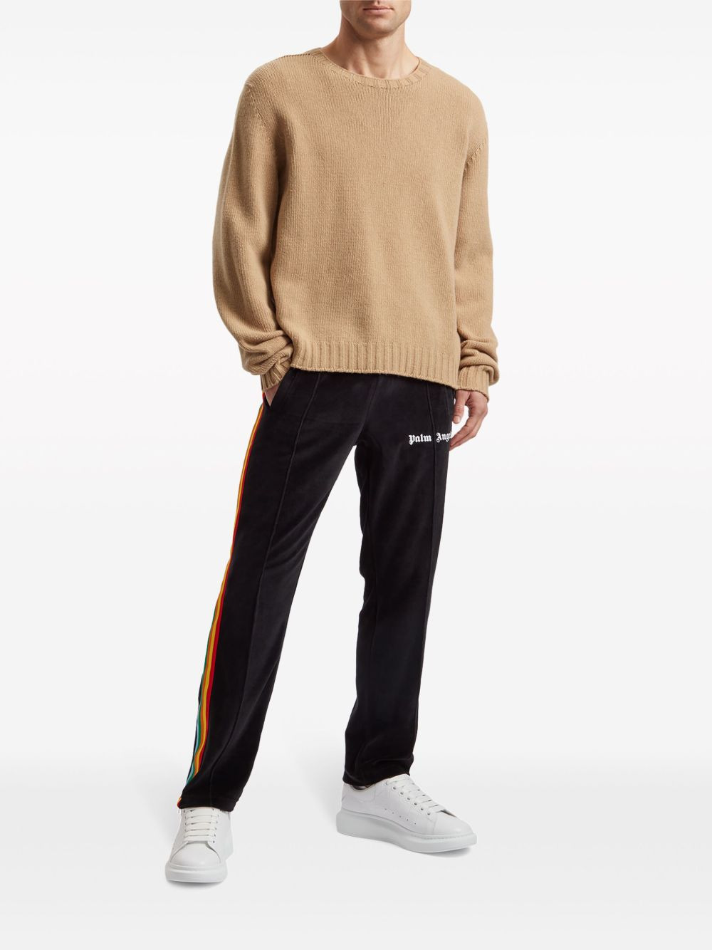 curved-logo jumper - 2