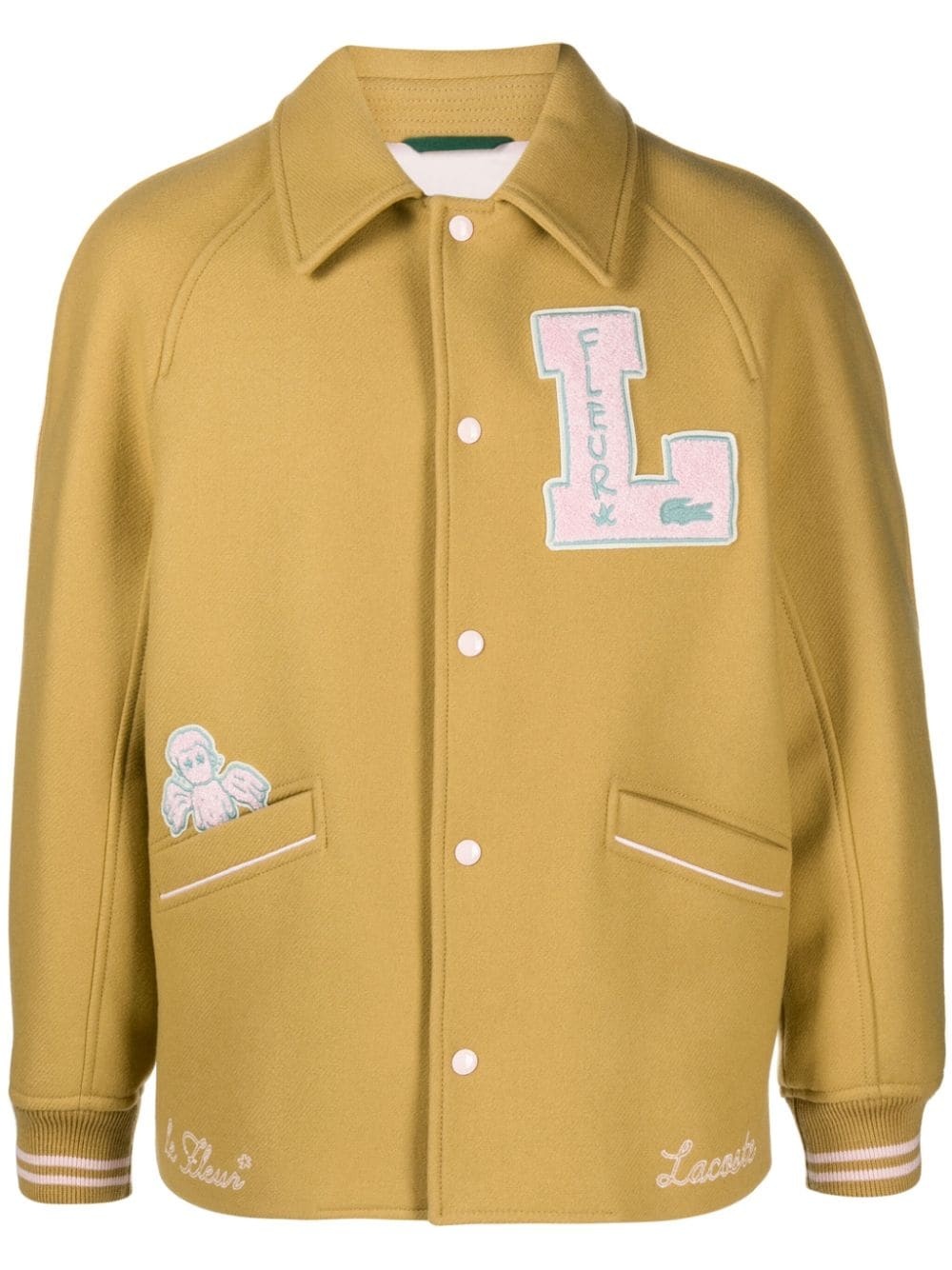 LACOSTE Varsity Jacket x le FLEUR | sivasdescalzo | REVERSIBLE