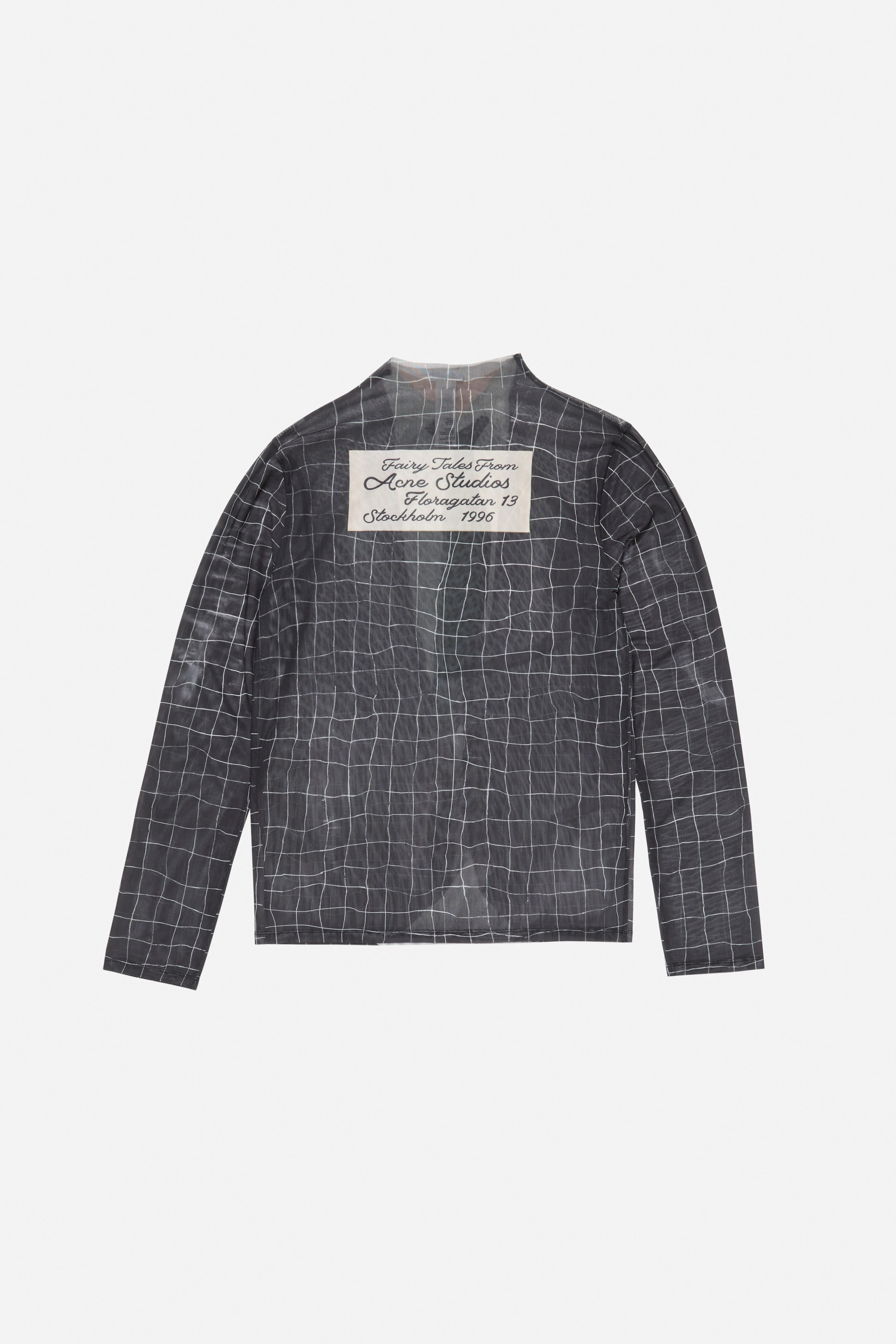 Mesh print t-shirt - Black Multicolor - 7