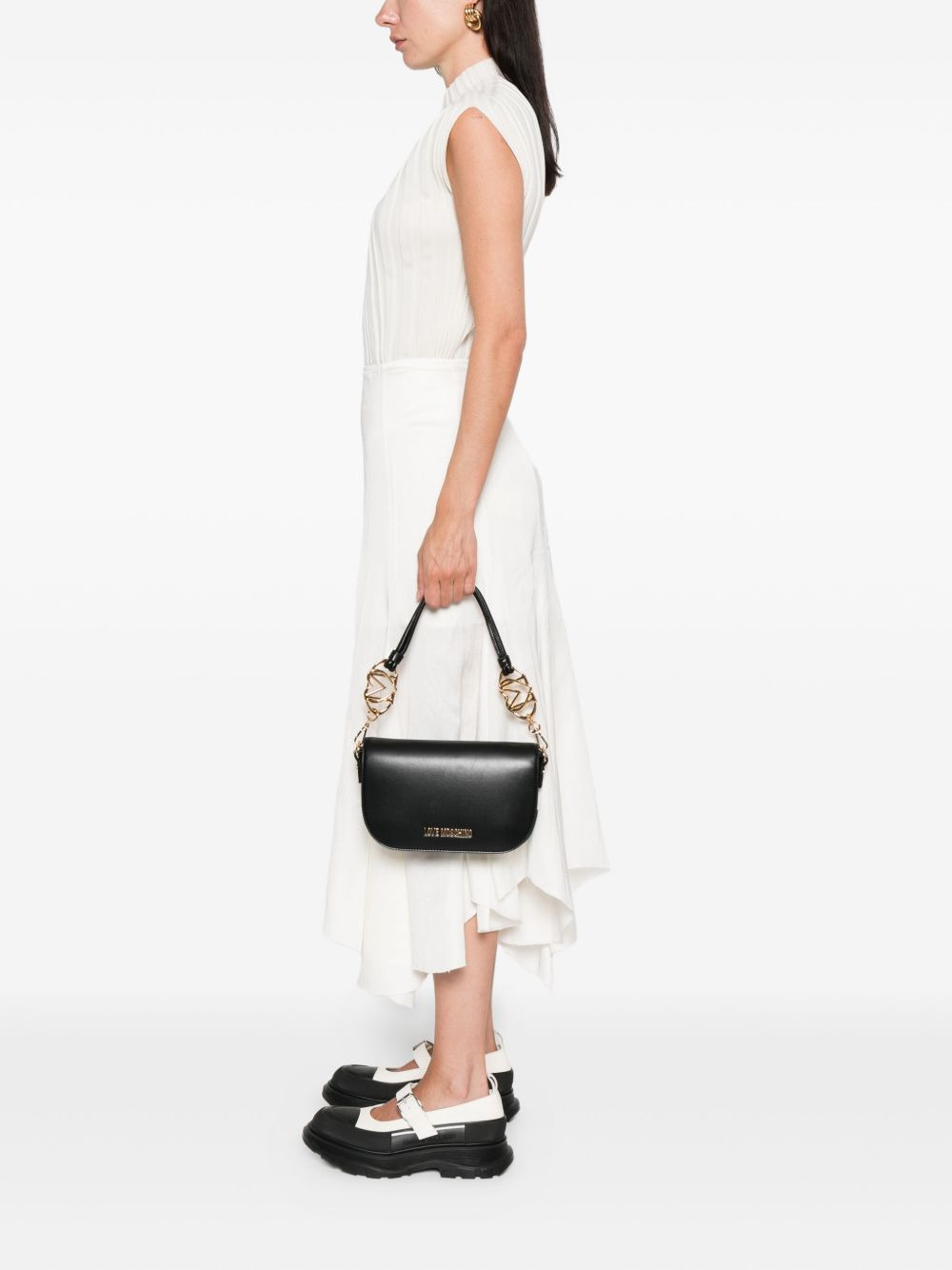 chain-embellished shoulder bag - 2