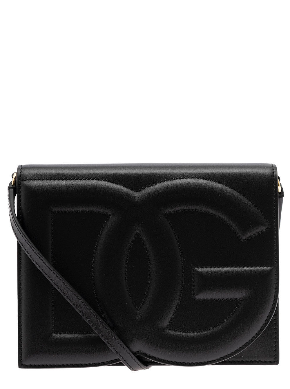 Dolce & Gabbana Women Black Embossed Crossbody Bag Woman Dolce&Gabbana - 1