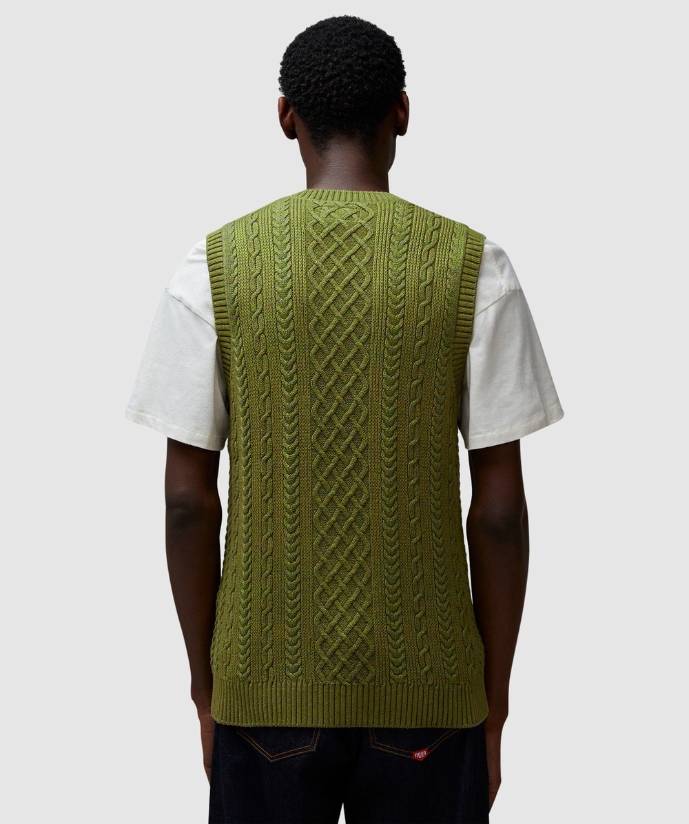 Alan pattern wool vest - 3