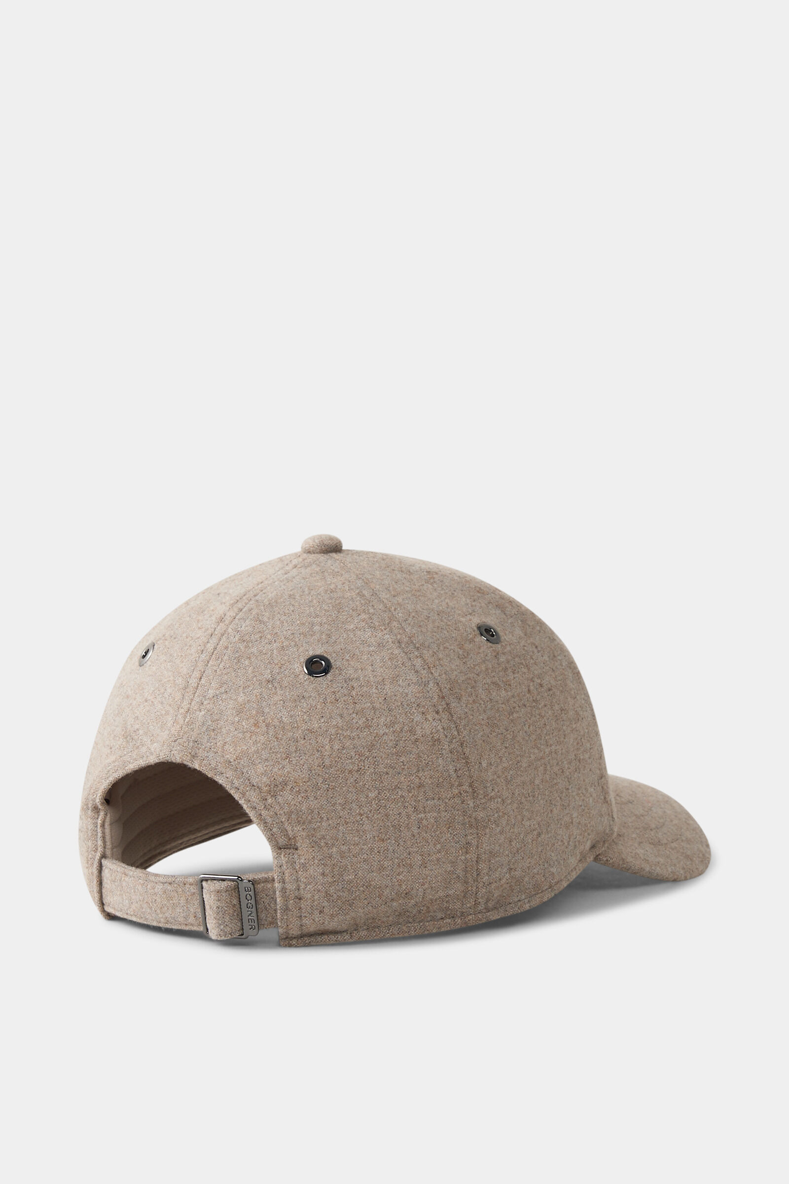 Ralf flannel cap in Taupe - 3