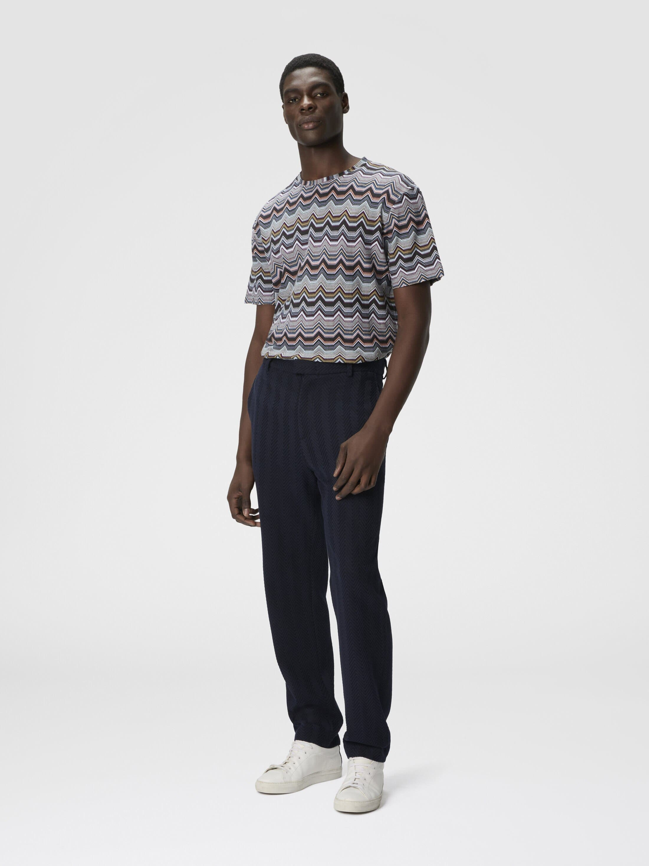 Missoni Straight Pants With Zigzag Pattern in Blue at Nordstrom - 2
