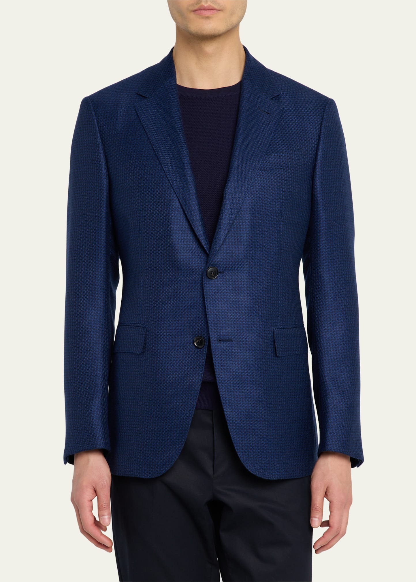 Men's Mini-Houndstooth Sport Coat - 4