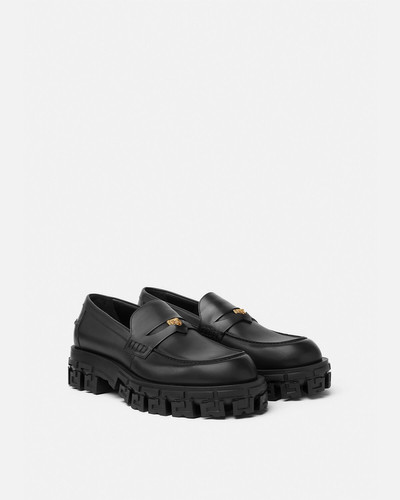 VERSACE Greca Portico Loafers outlook