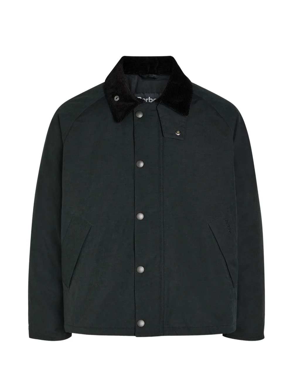 corduroy collar jacket - 1