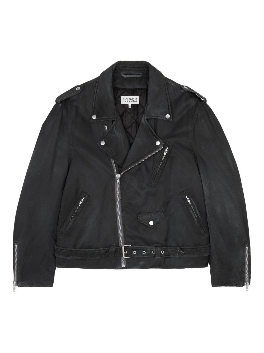 Cotton biker jacket - 1