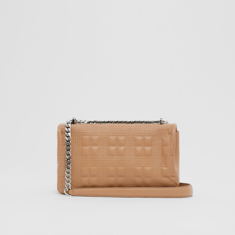 Small Quilted Grainy Leather Lola Bag 10