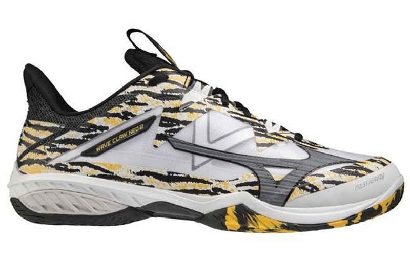 Mizuno Mizuno Wave Claw Neo II 'White Black Yellow' 71GA227000 outlook