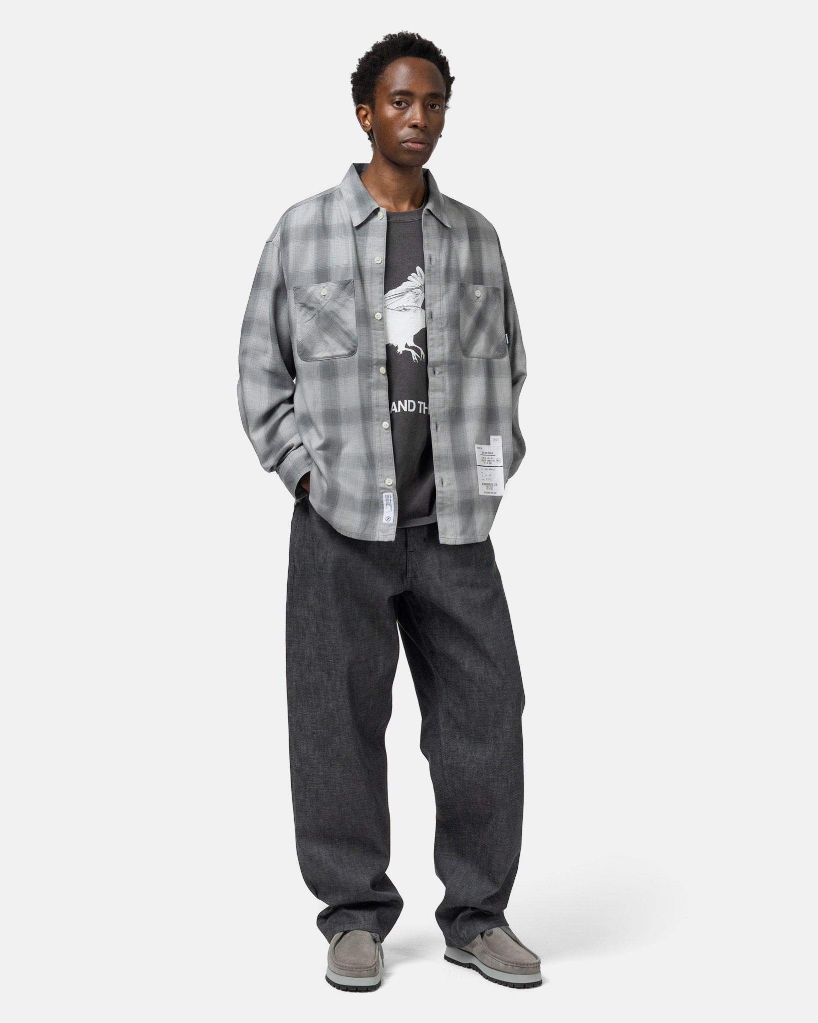 NEIGHBORHOOD Savage Block Hombre Check Shirt LS | havenshop