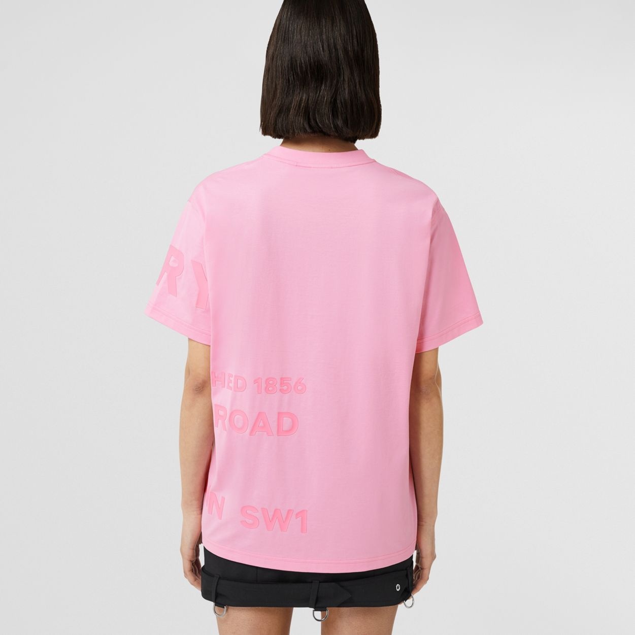 Horseferry Print Cotton Oversized T-shirt - 4