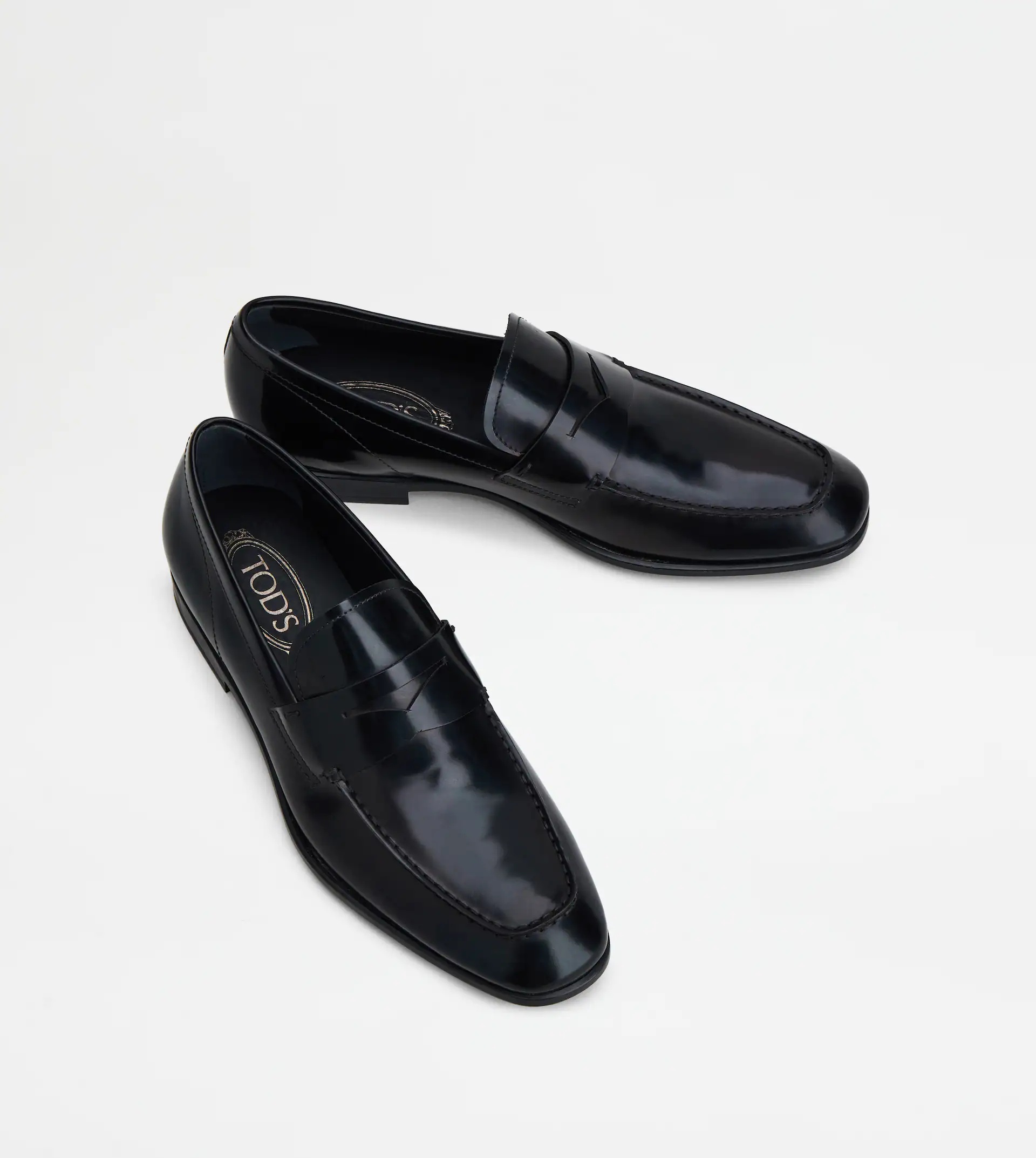 LOAFERS IN LEATHER - BLACK - 3