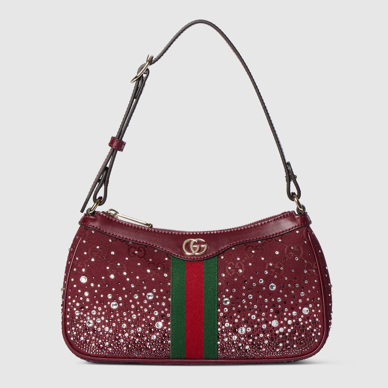 Ophidia crystals small shoulder bag 1