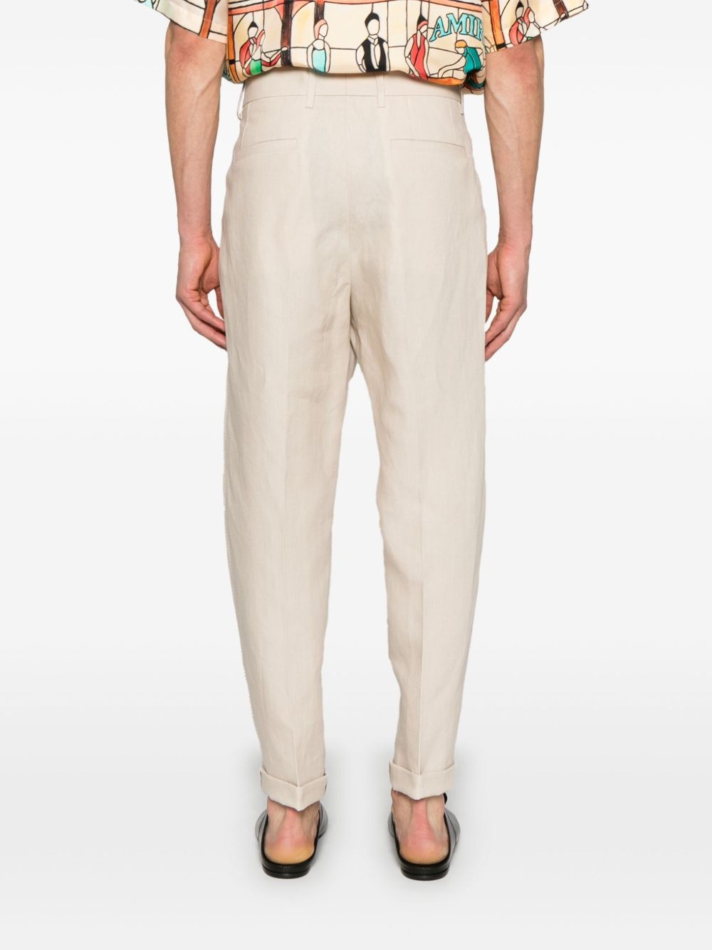 linen trousers - 4