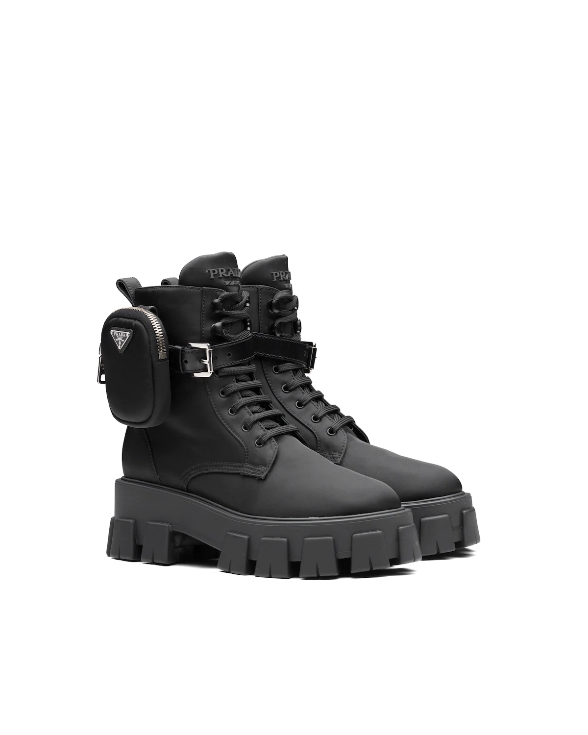 Monolith Re-Nylon Gabardine booties - 1