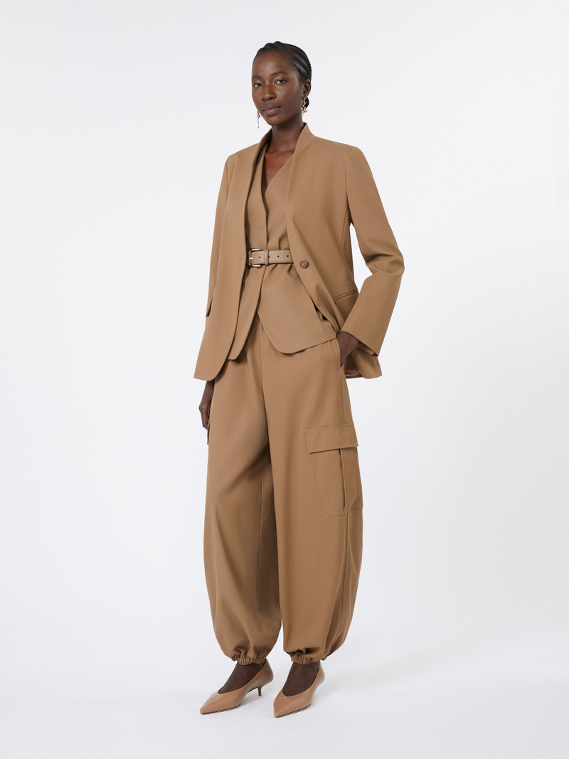 Max Mara SEGNALE Cotton twill jacket outlook