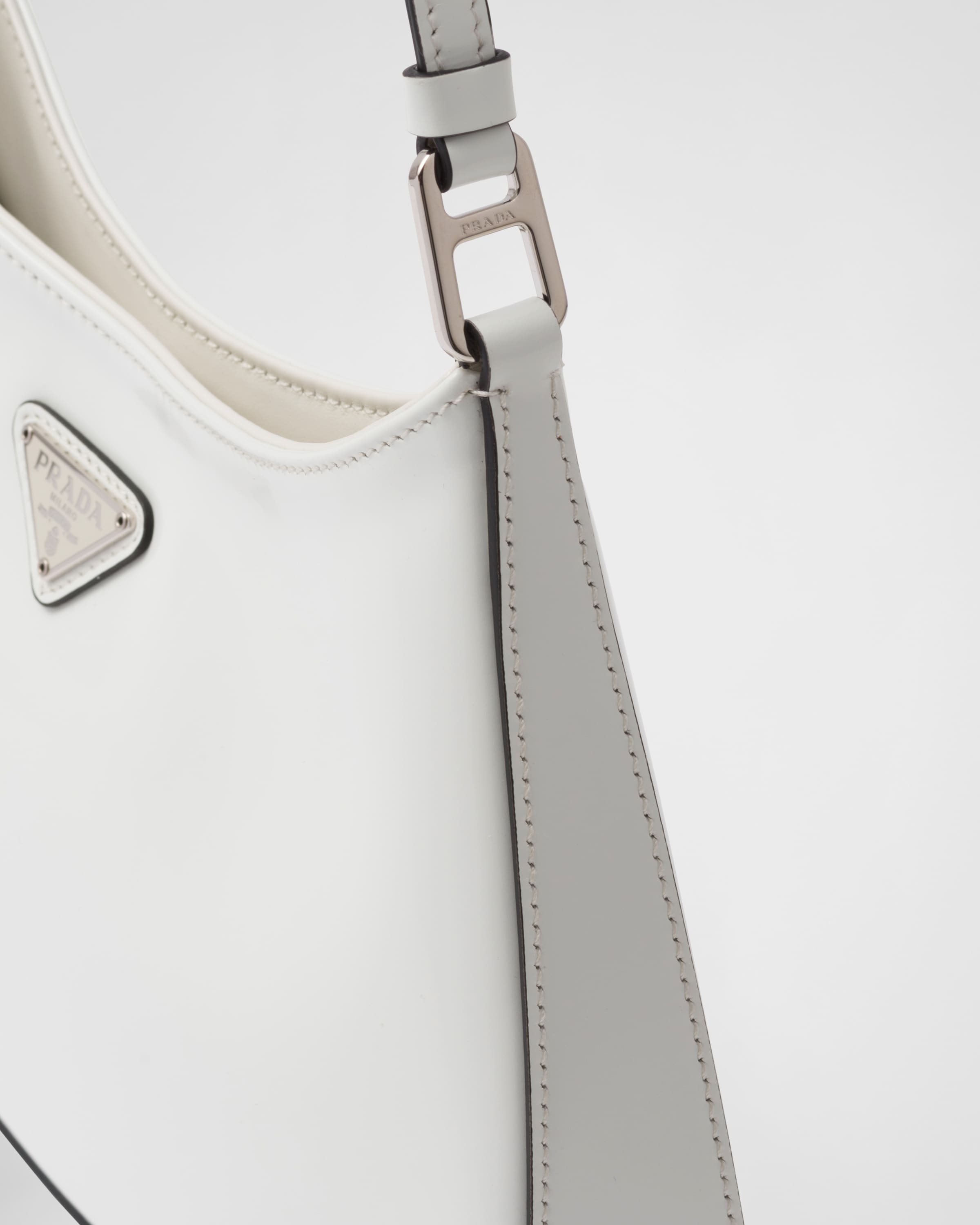 Prada Cleo brushed leather shoulder bag - 6
