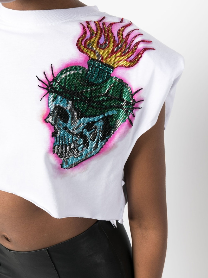 Love Tattoo cropped T-shirt 5