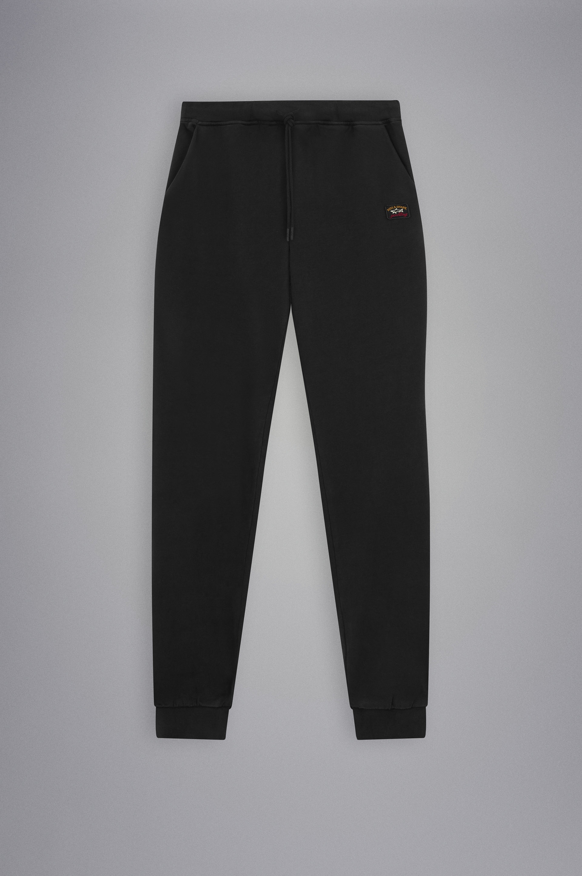 COTTON SWEATPANTS WITH ICONIC BADGE - 1