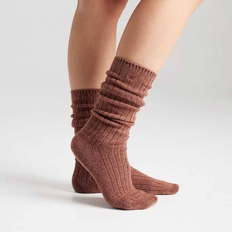 2 Pack Sparkle Rib Slouchy Socks 8