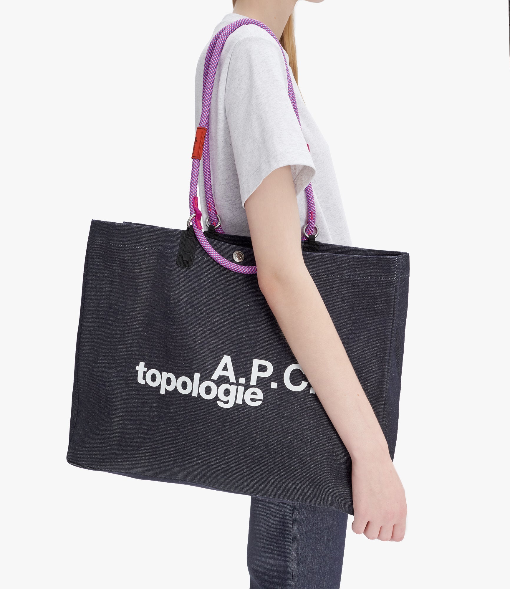 A.P.C. TOPOLOGIE SHOPPING BAG - 2