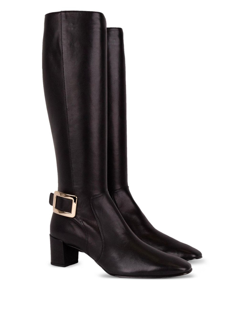 Roger Vivier buckle-detail knee-high boot outlook