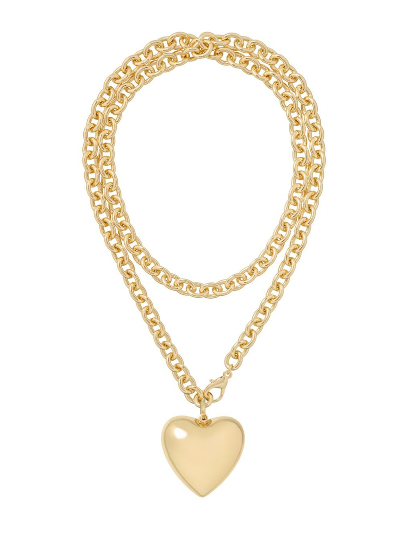 ROXANNE ASSOULIN Big Puffy Heart Charm necklace outlook