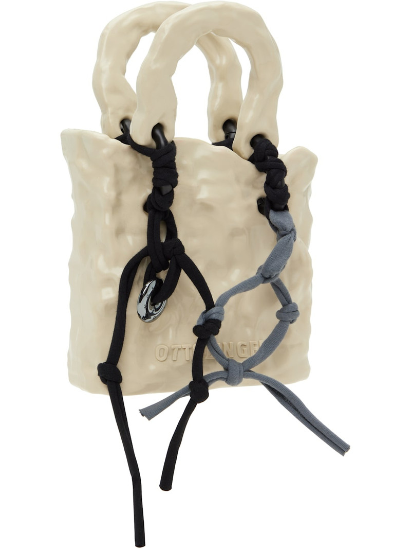 OTTOLINGER SSENSE Exclusive Beige Signature Ceramic Bag outlook