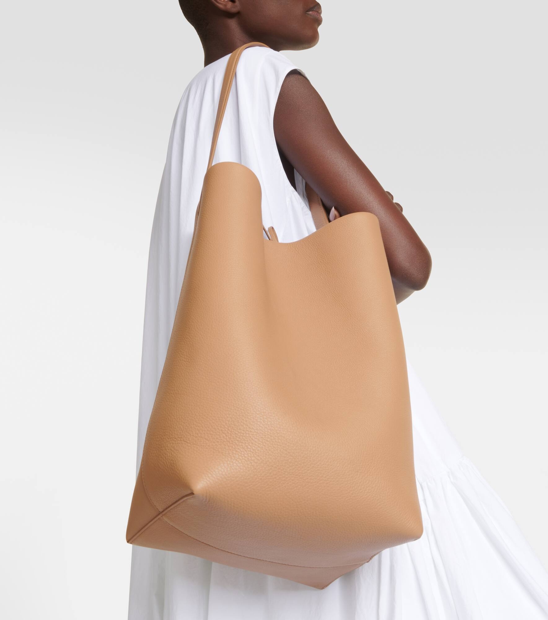 Park Large leather tote bag - 2
